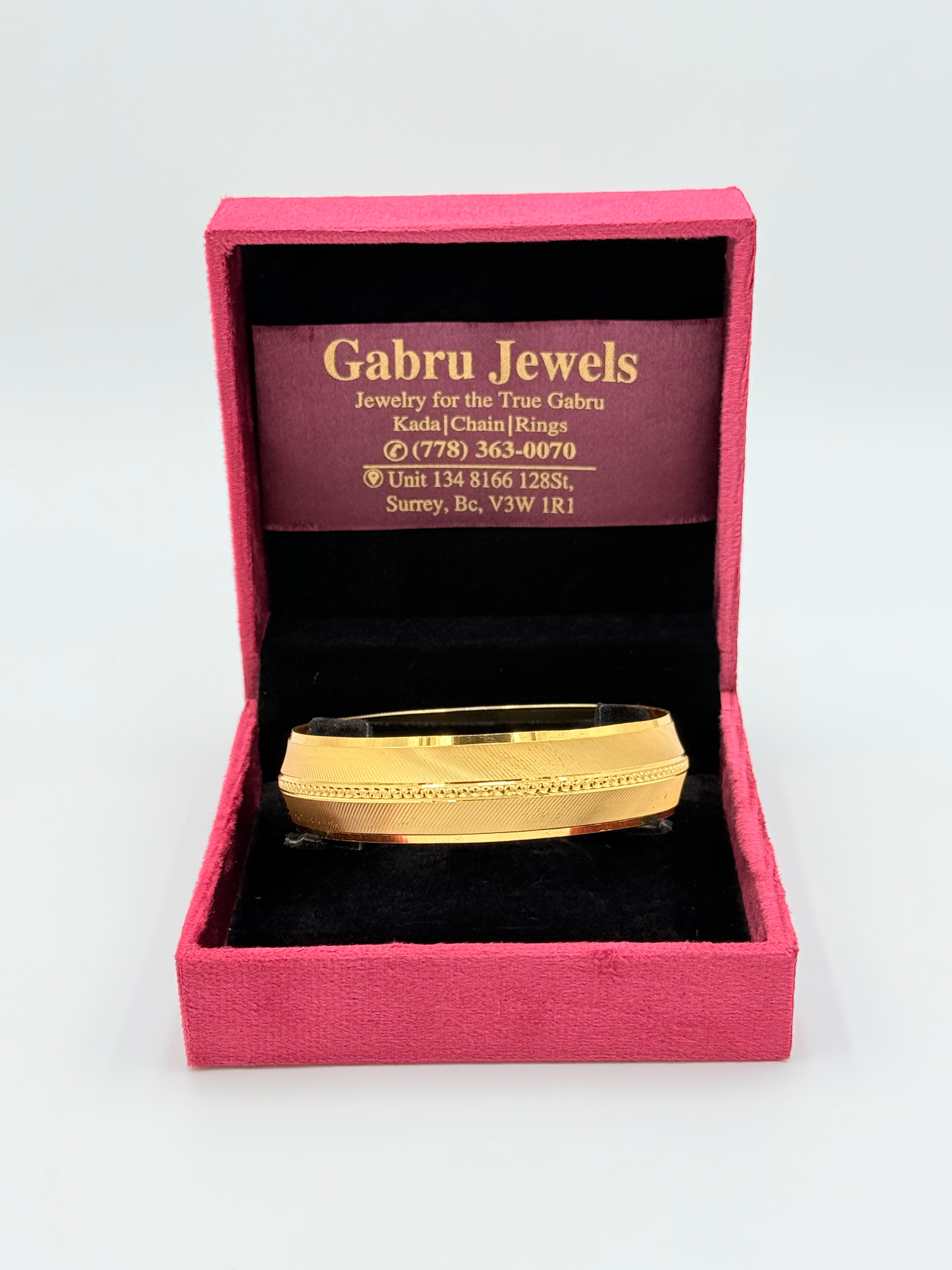 1 Gram Gold Wide cut Kada