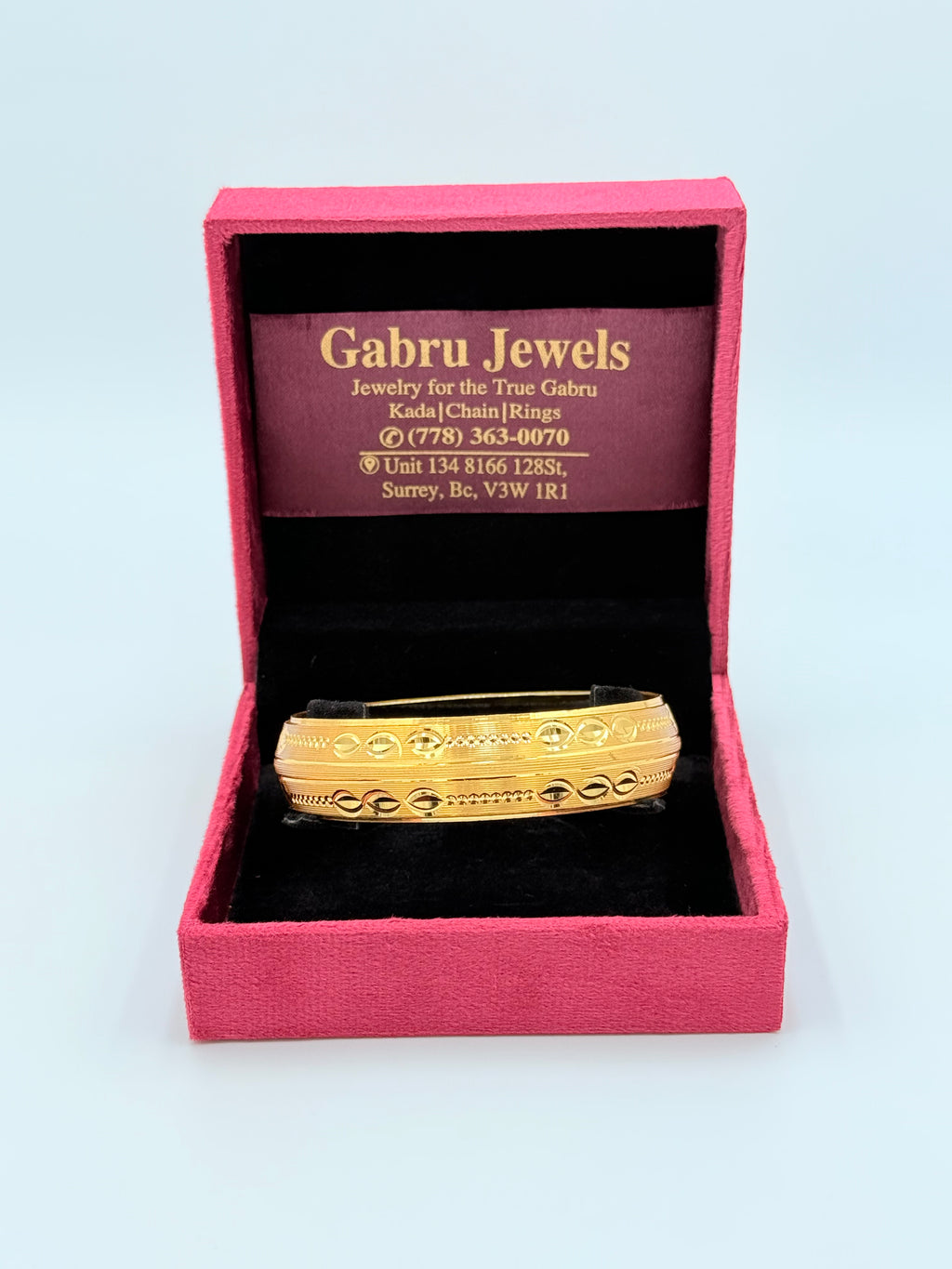 1 Gram Gold Oval Link Designer Kada