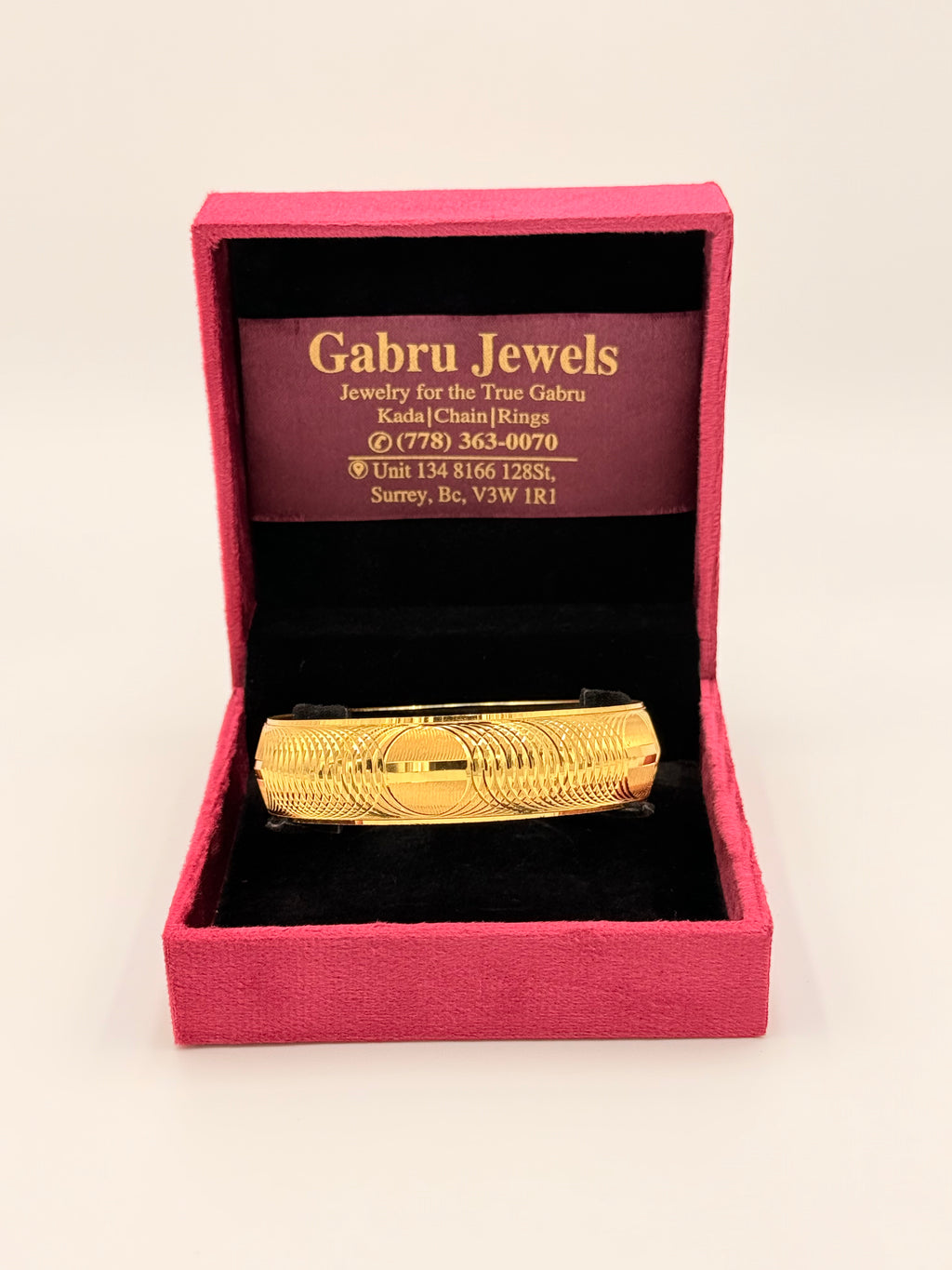 1 Gram Gold Circular Wave Kada