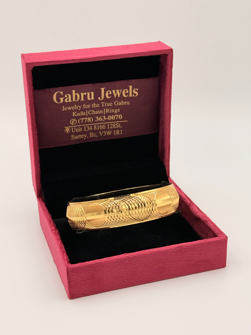 1 Gram Gold Circular Wave Kada