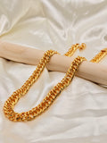 1 Gram Gold Double Link Cuban Link Chain