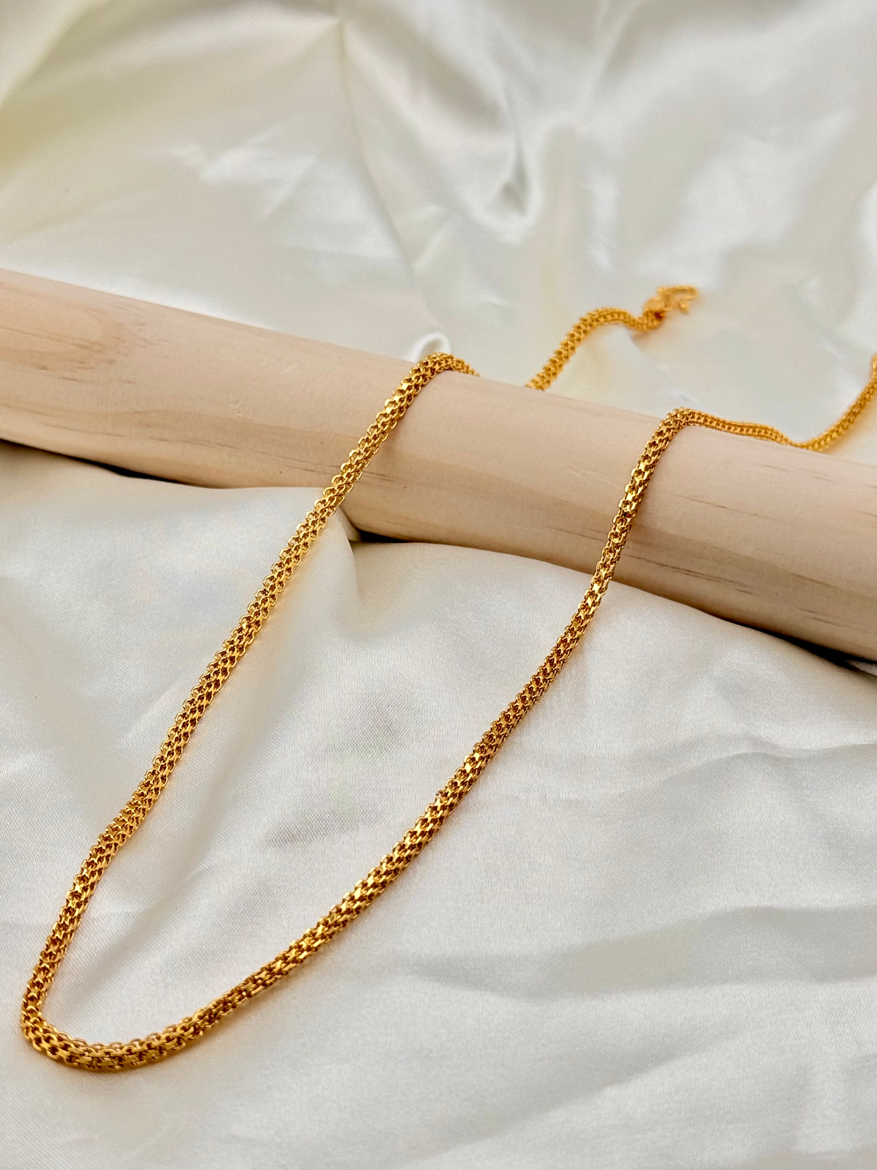 1 Gram Gold Fine Link Chain