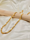 1 Gram Gold Biscuit Cut Chain