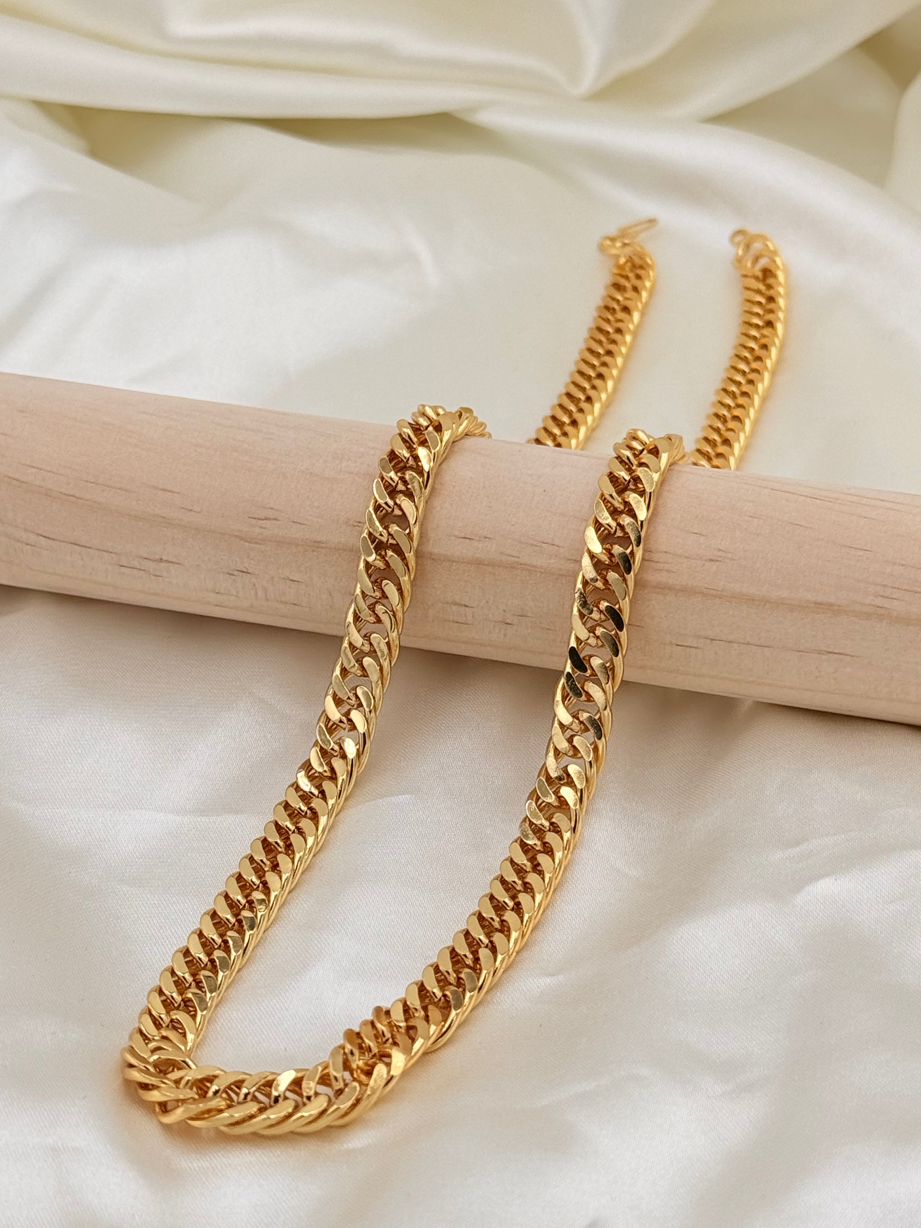 Gold Plated Classic Cuban Link Chain