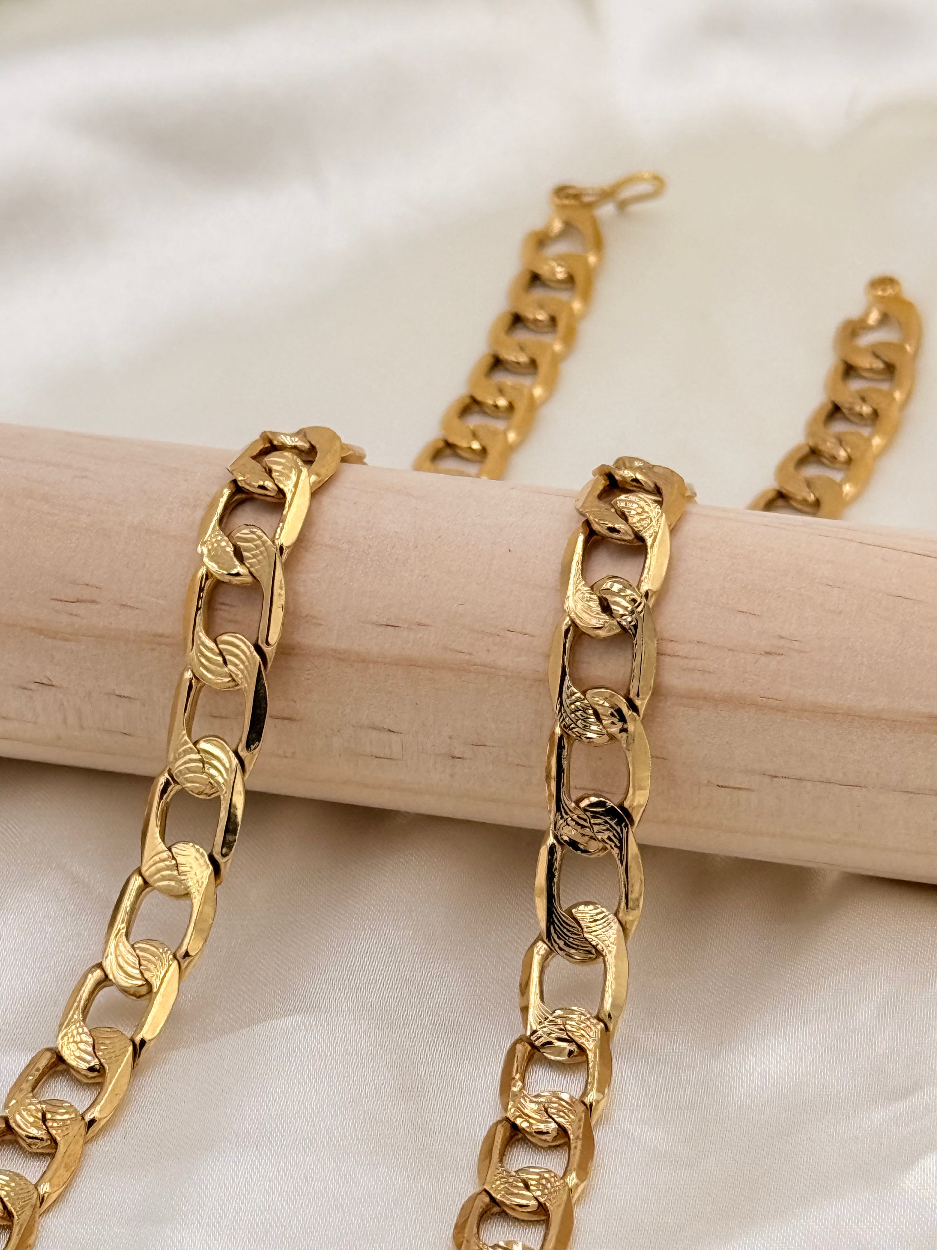 Gold Plated Royal Figaro Link Chain