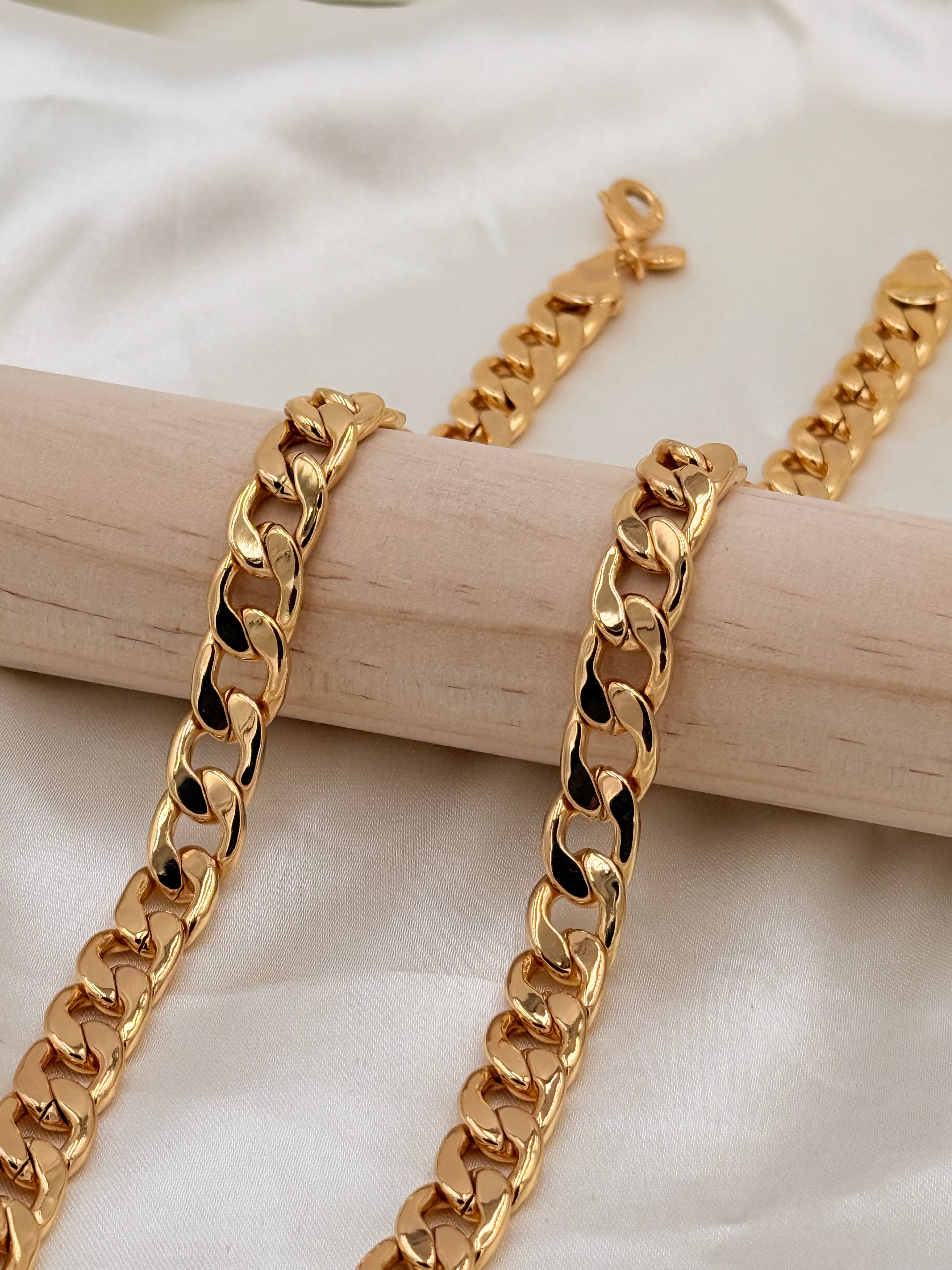 Gold Plated Cuban Link Chain