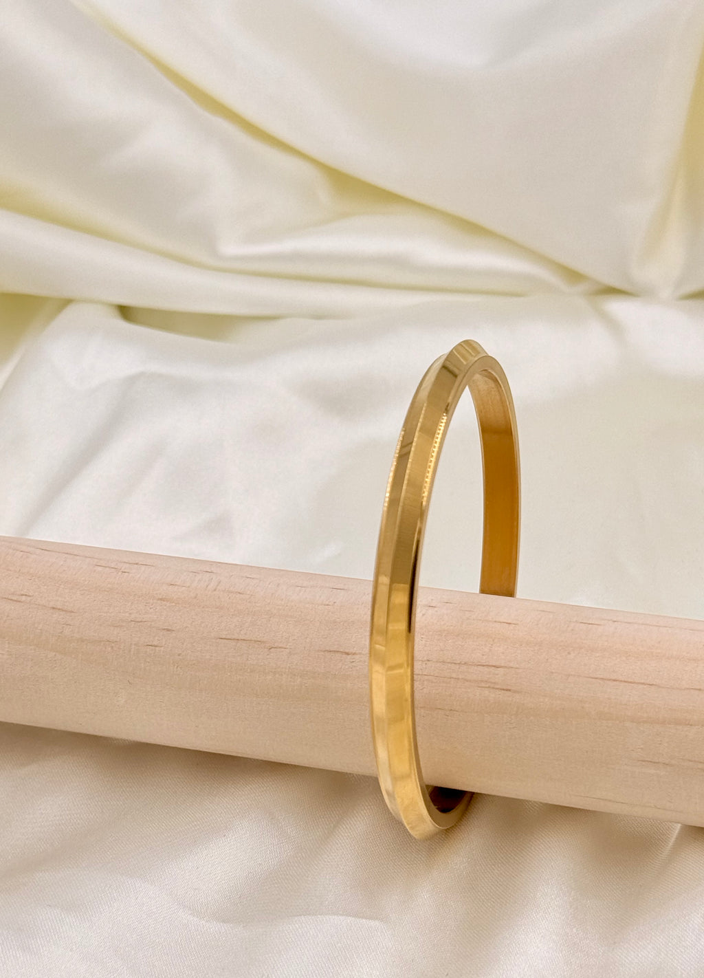 Gold Plated Diamond Cut Kada