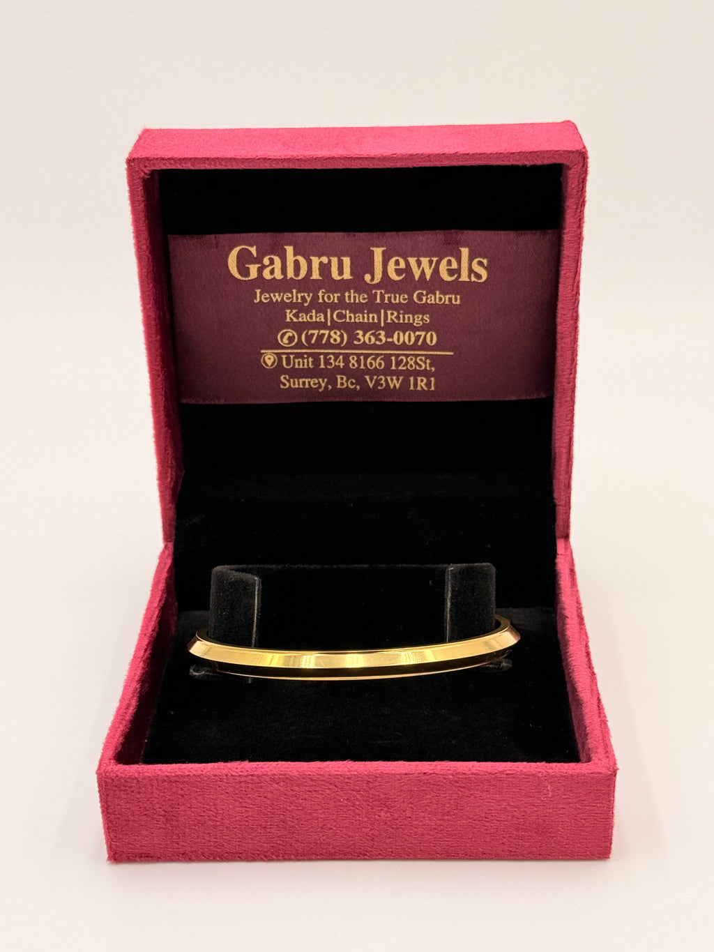 Gold Plated Diamond Cut Kada