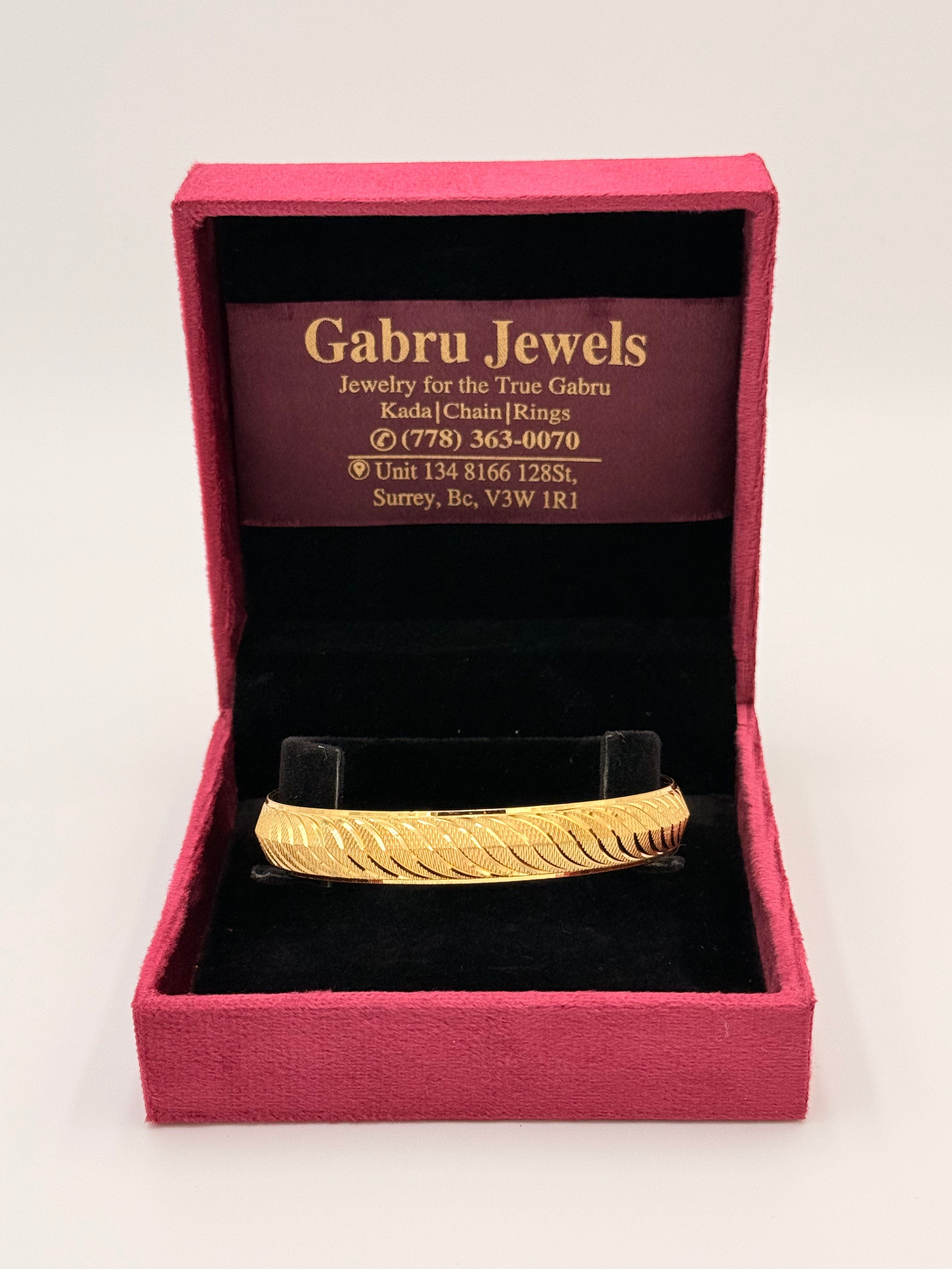 Gold Plated Leaf Cut Kda
