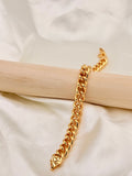 Gold Plated Cuban Link Bracelet