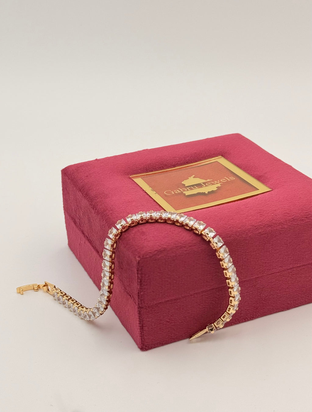 Gold Plated Tennis Bracelet