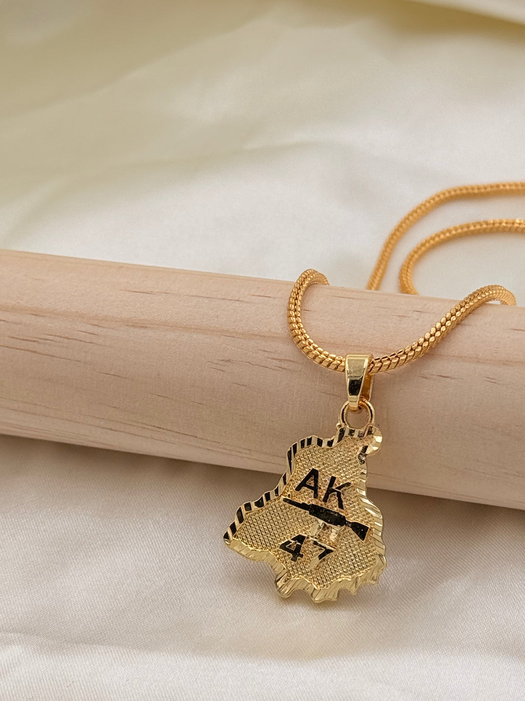 Gold Plated Chain & Pendant Combo