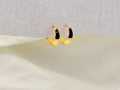 Gold Plated Wide Nattiyan - Hoop Earrings