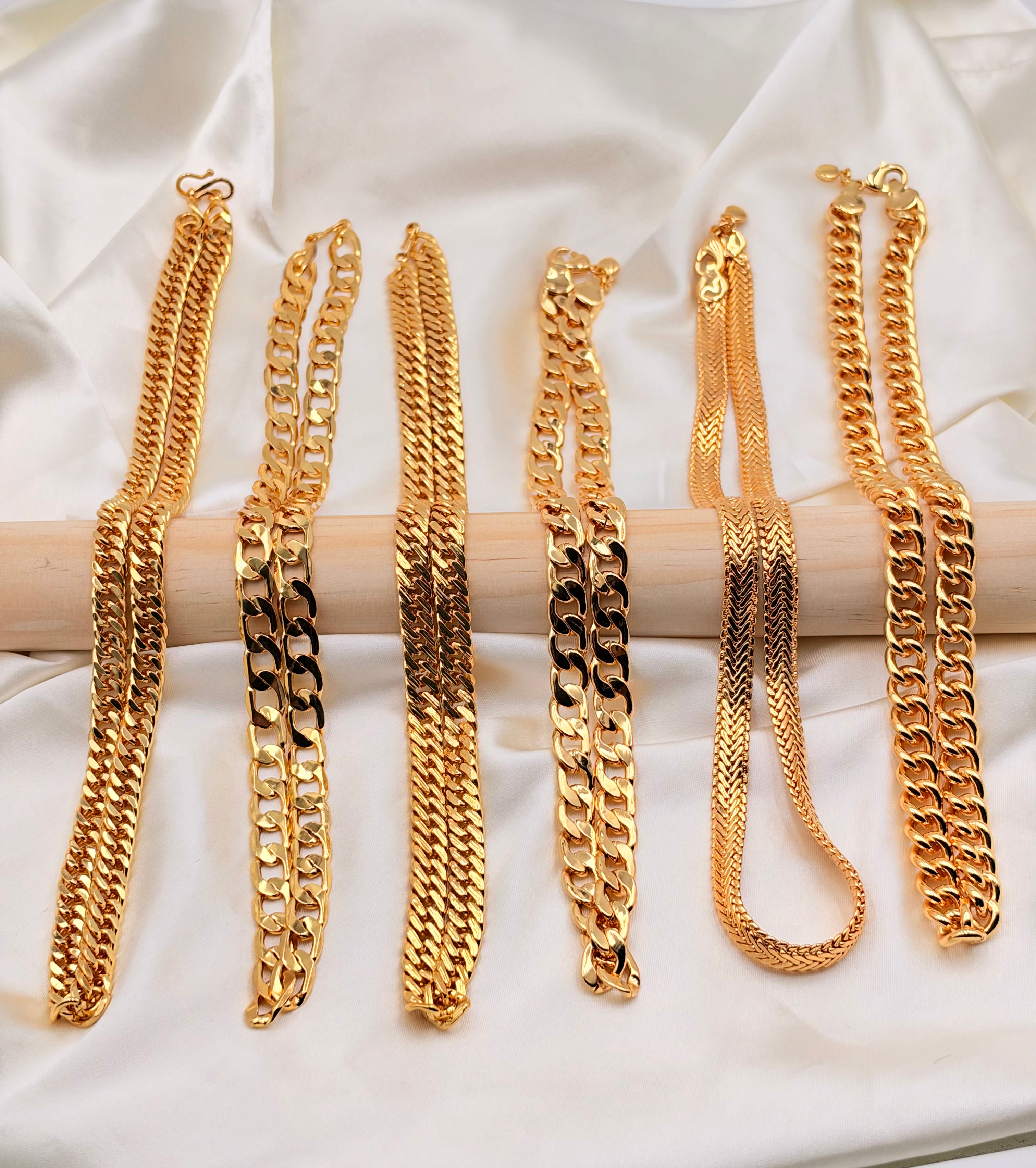 Gold Plated Chain & Kada Combo